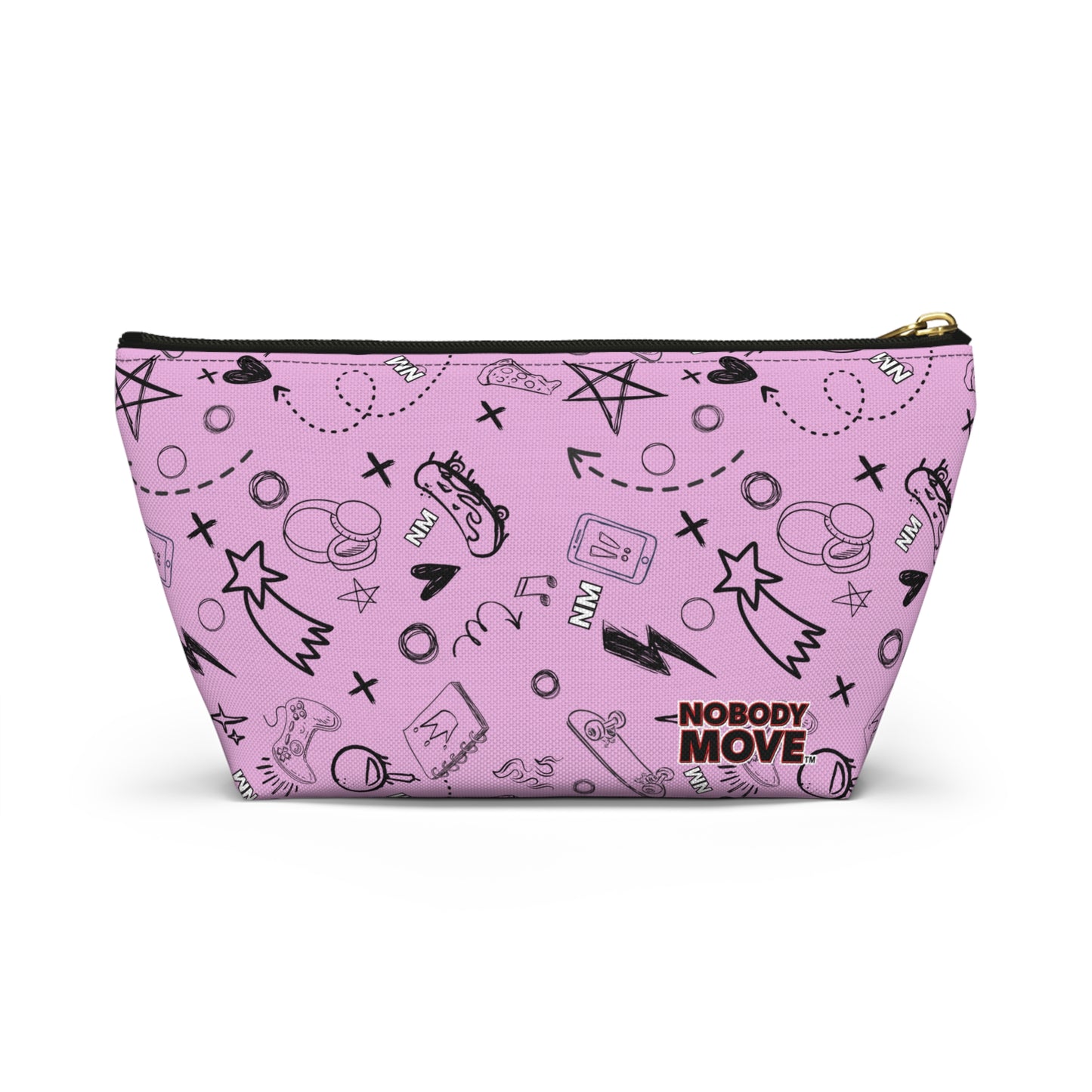 Nobody Move Elle Jae's Corner Pencil Pouch Pink
