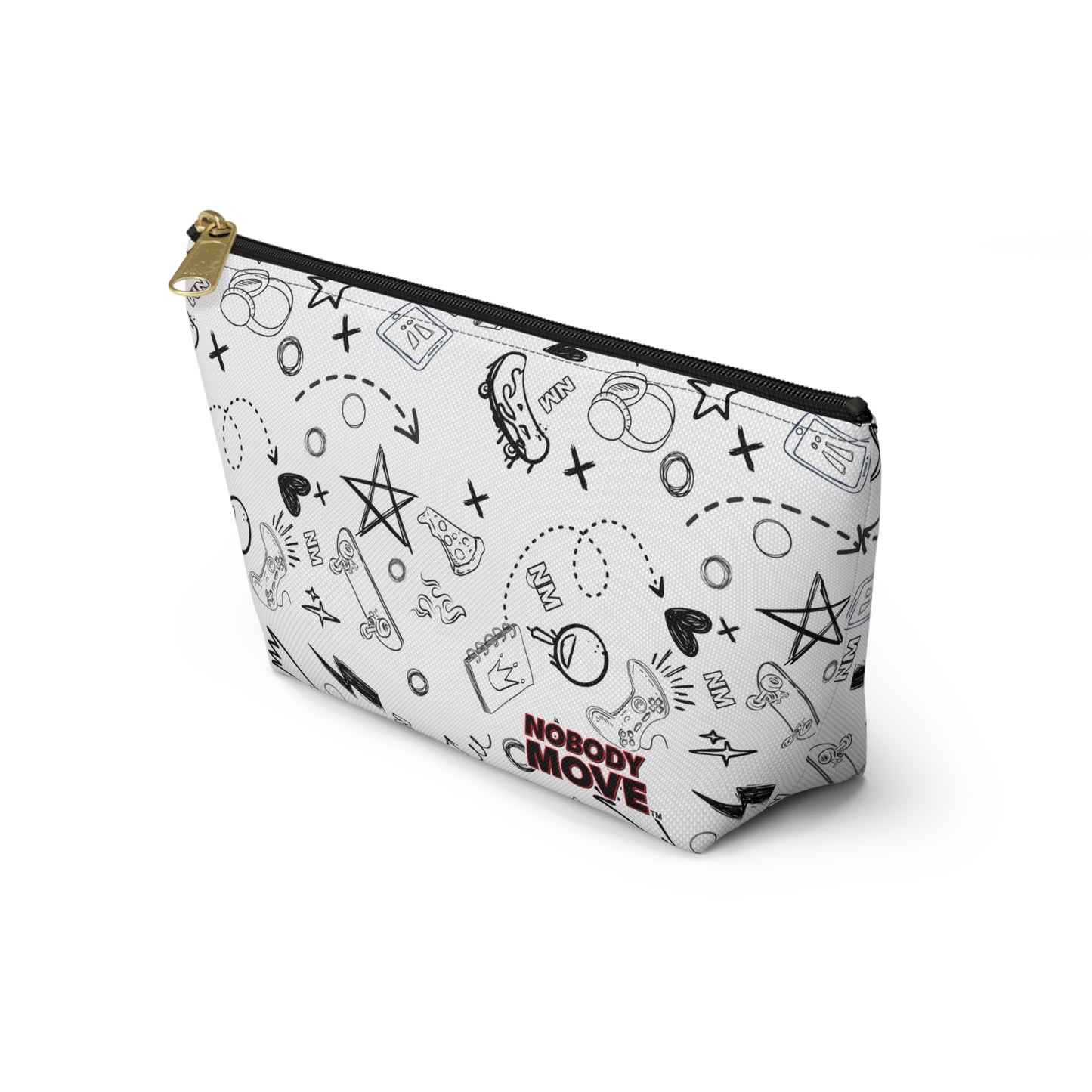Nobody Move Elle Jae's Corner Pencil Pouch White