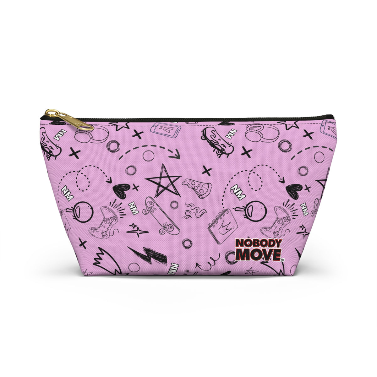 Nobody Move Elle Jae's Corner Pencil Pouch Pink