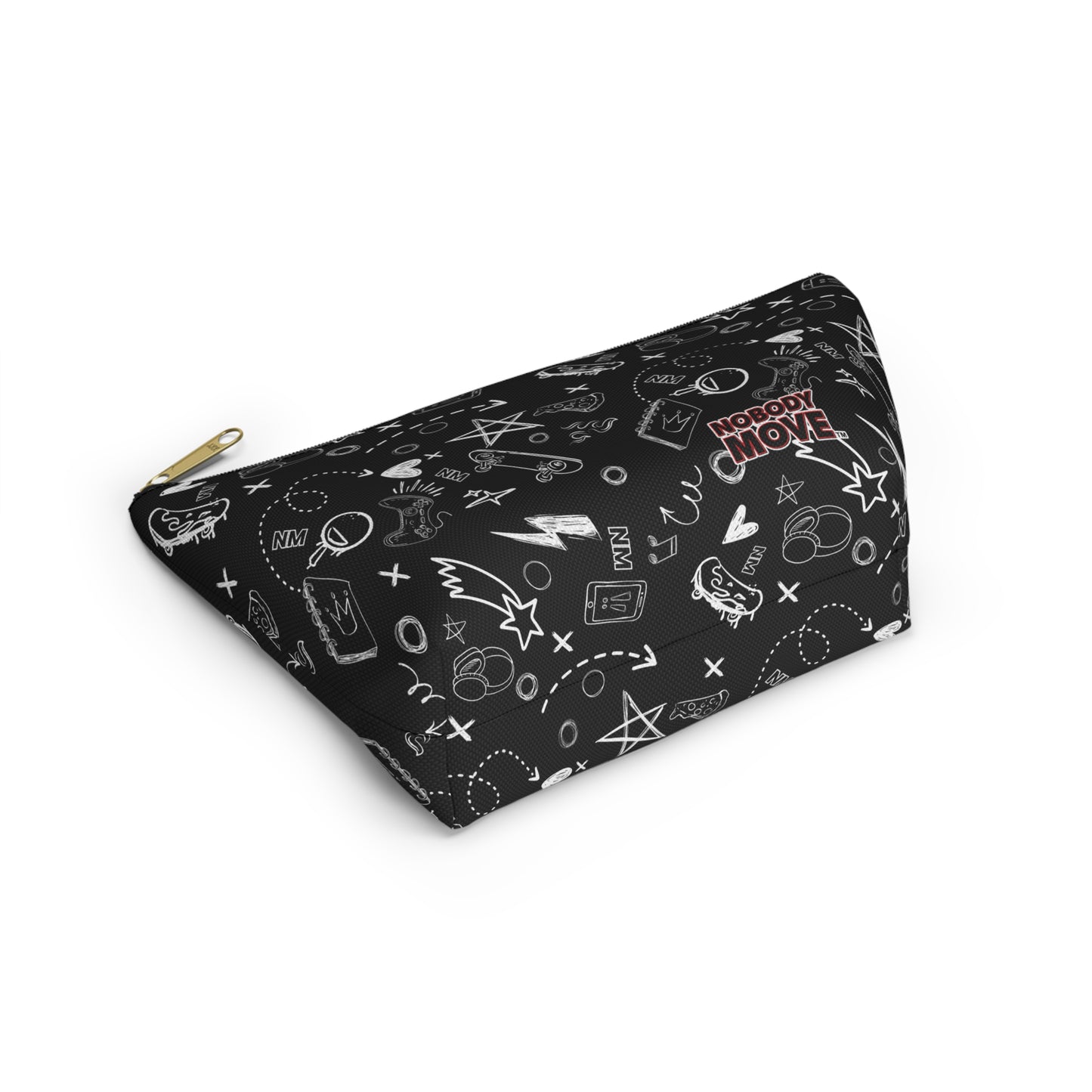 Nobody Move Elle Jae's Corner Pencil Pouch Black