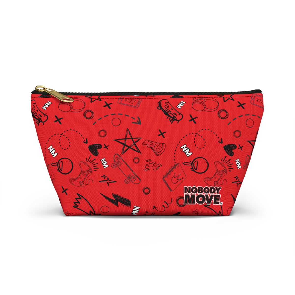 Nobody Move Elle Jae's Corner Pencil Pouch Red