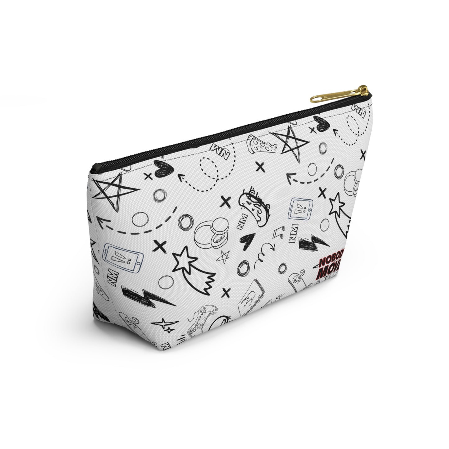 Nobody Move Elle Jae's Corner Pencil Pouch White