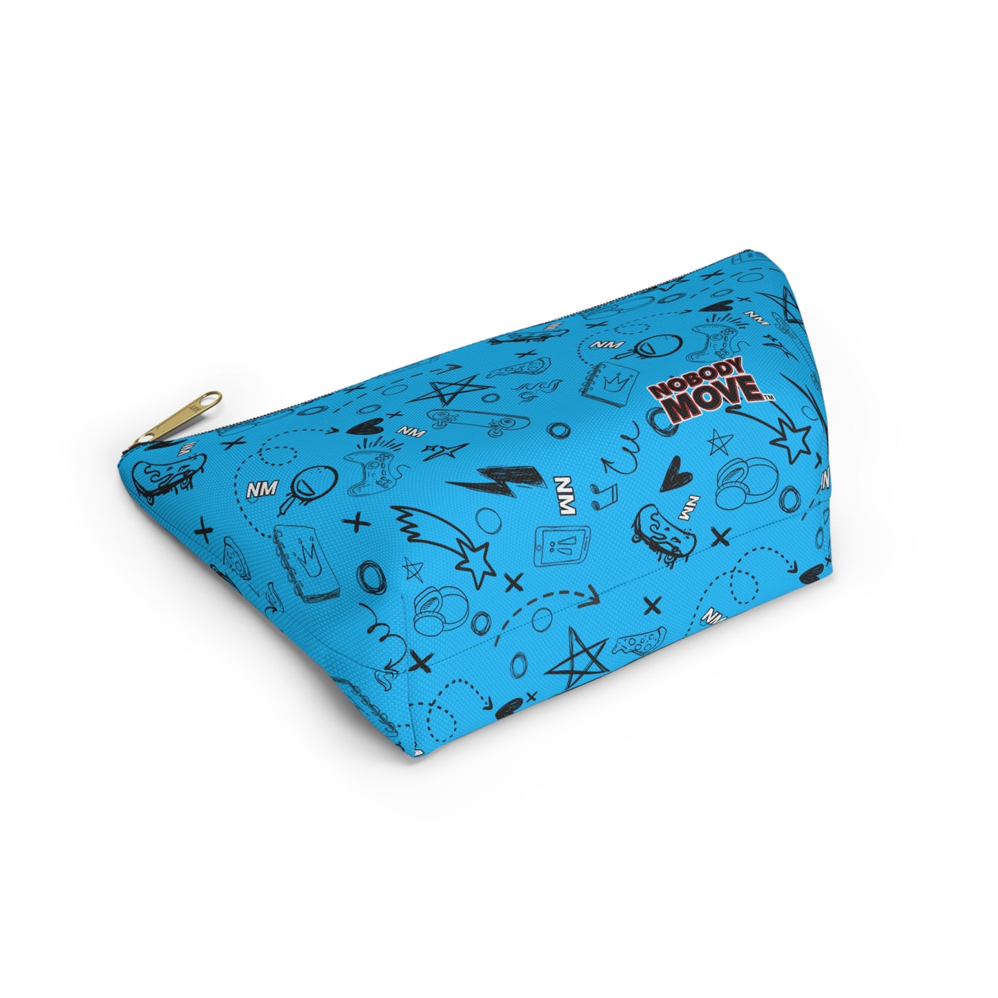 Nobody Move Elle Jae's Corner Pencil Pouch Blue
