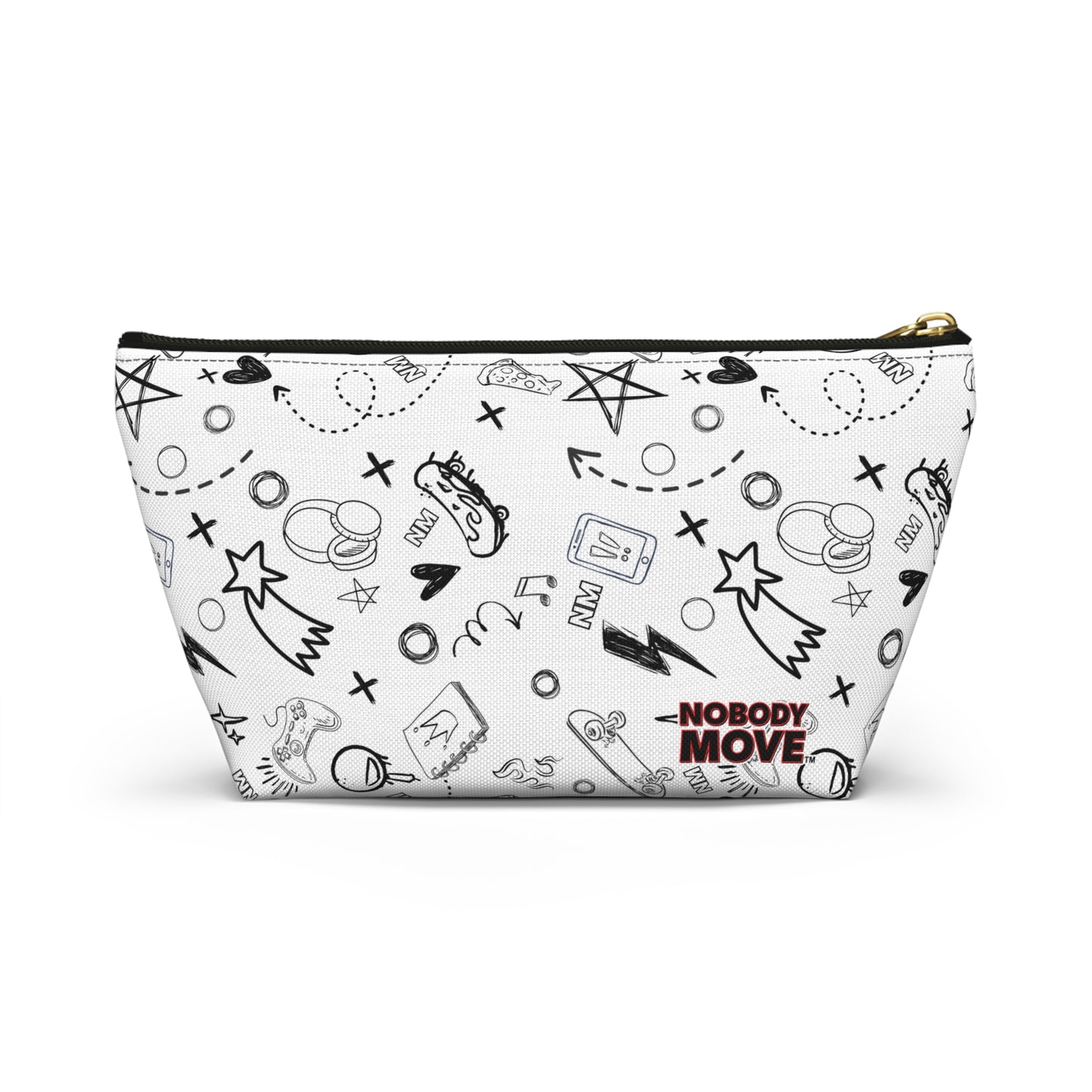 Nobody Move Elle Jae's Corner Pencil Pouch White