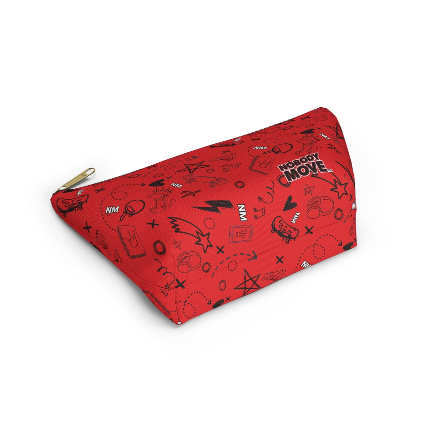 Nobody Move Elle Jae's Corner Pencil Pouch Red