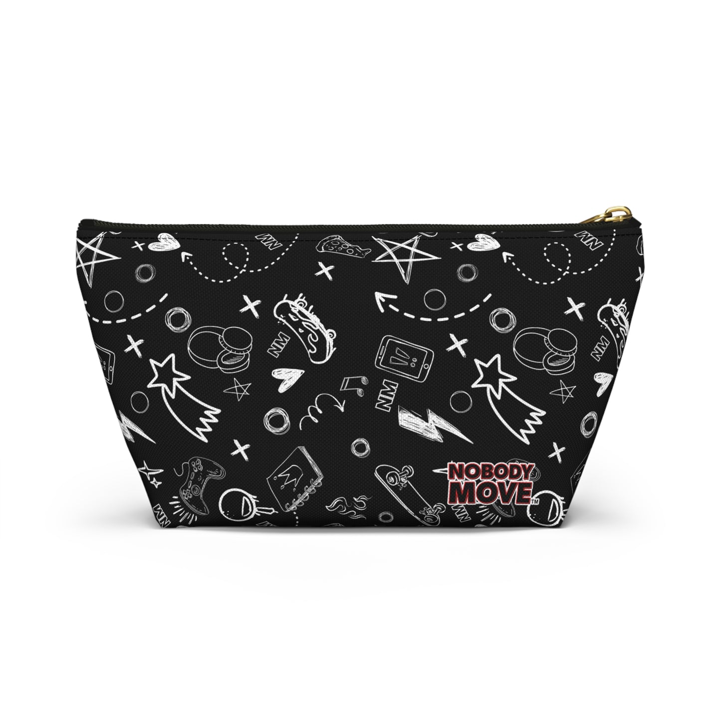 Nobody Move Elle Jae's Corner Pencil Pouch Black