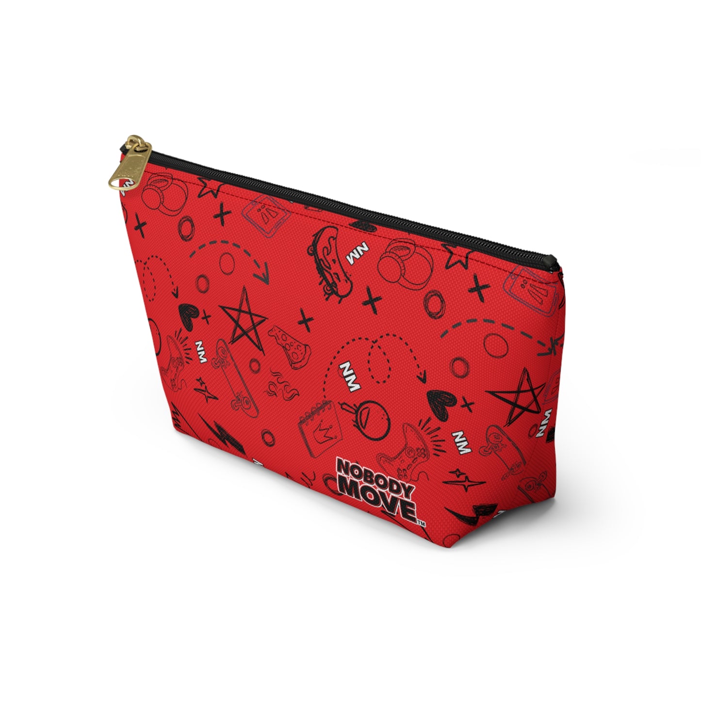 Nobody Move Elle Jae's Corner Pencil Pouch Red
