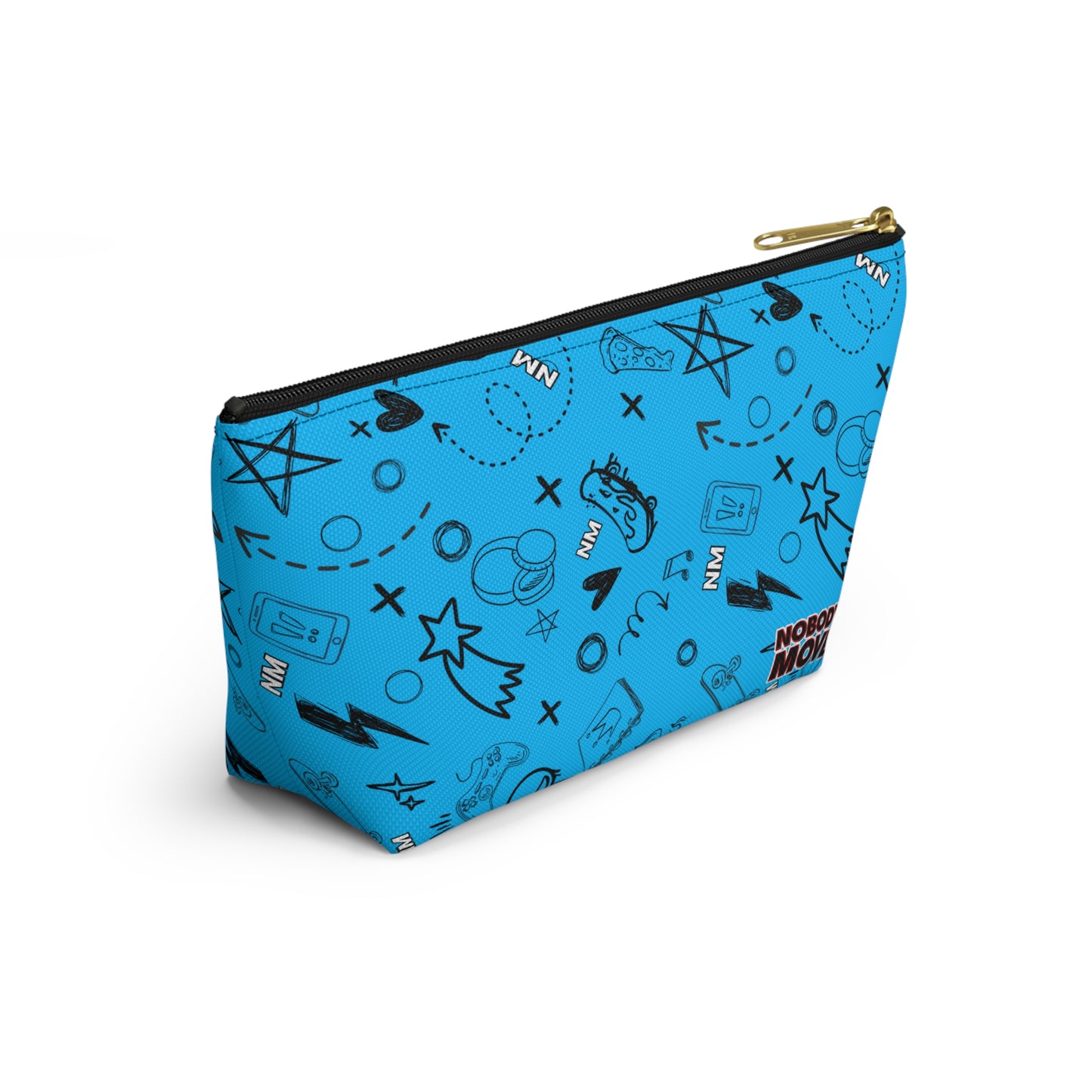 Nobody Move Elle Jae's Corner Pencil Pouch Blue