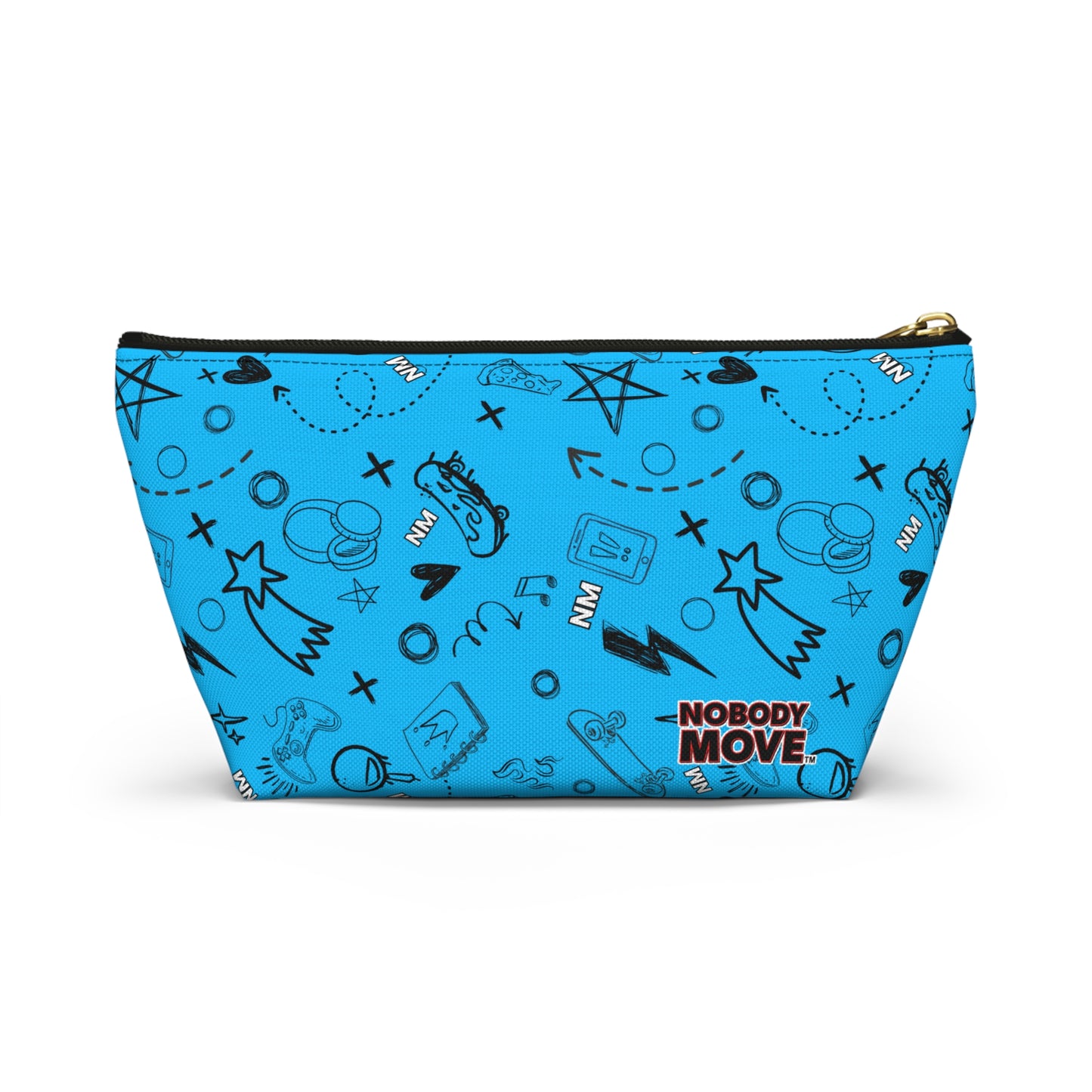 Nobody Move Elle Jae's Corner Pencil Pouch Blue