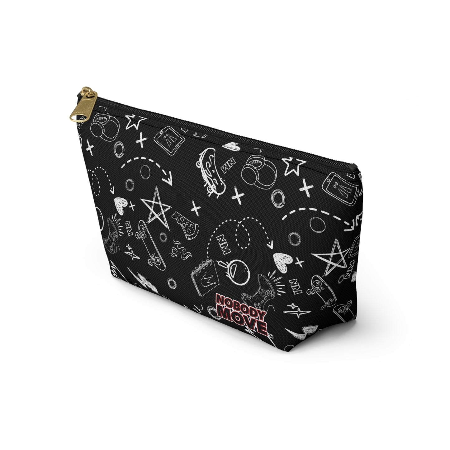 Nobody Move Elle Jae's Corner Pencil Pouch Black