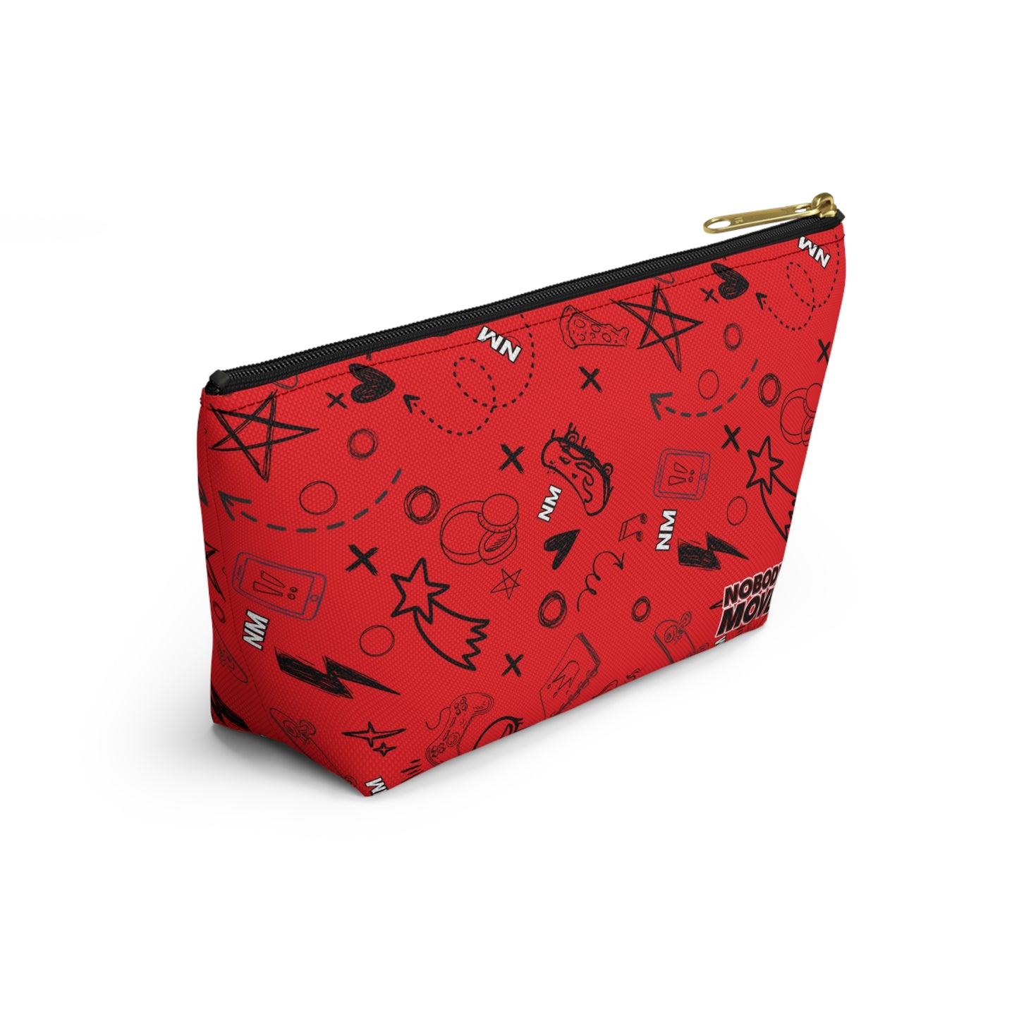 Nobody Move Elle Jae's Corner Pencil Pouch Red