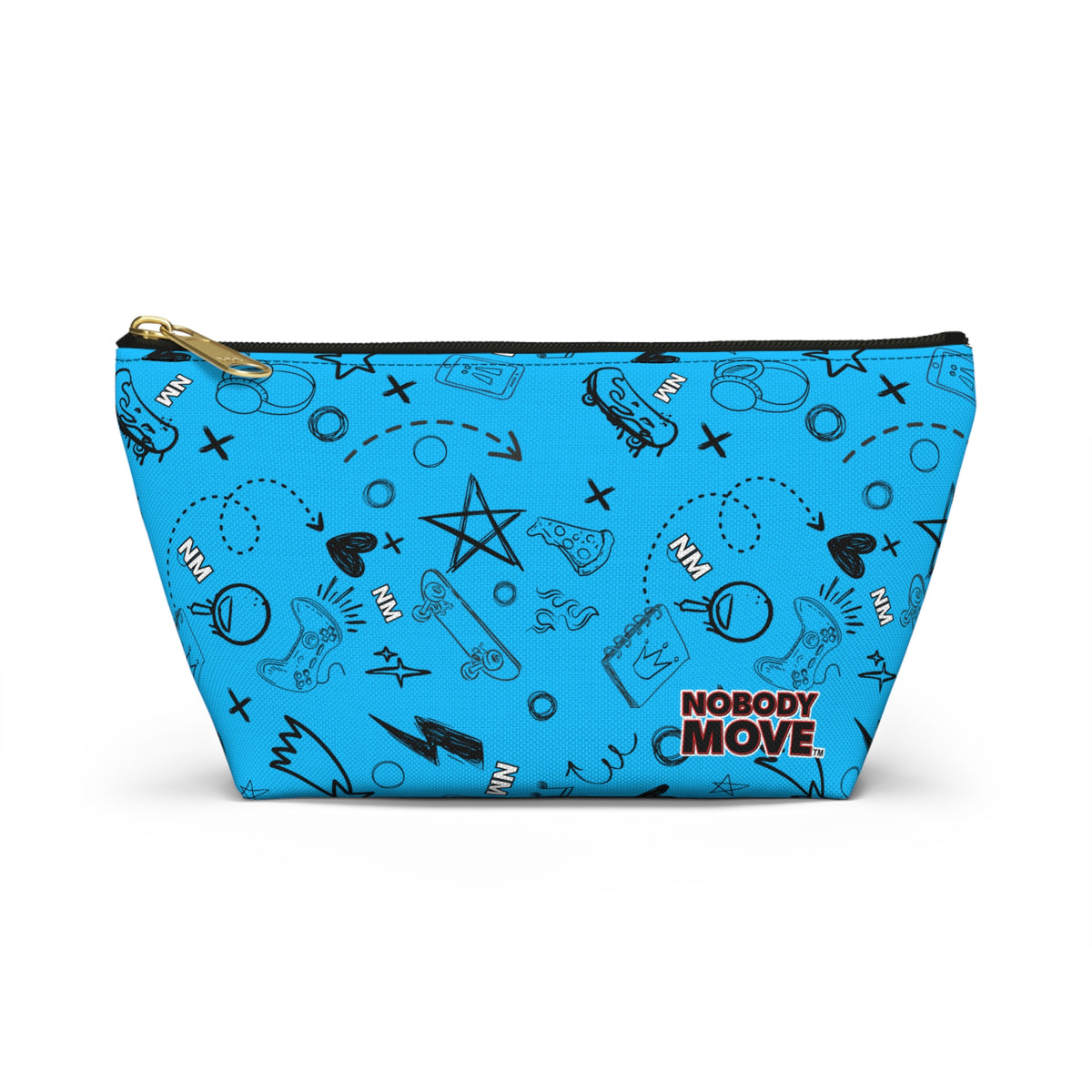 Nobody Move Elle Jae's Corner Pencil Pouch Blue