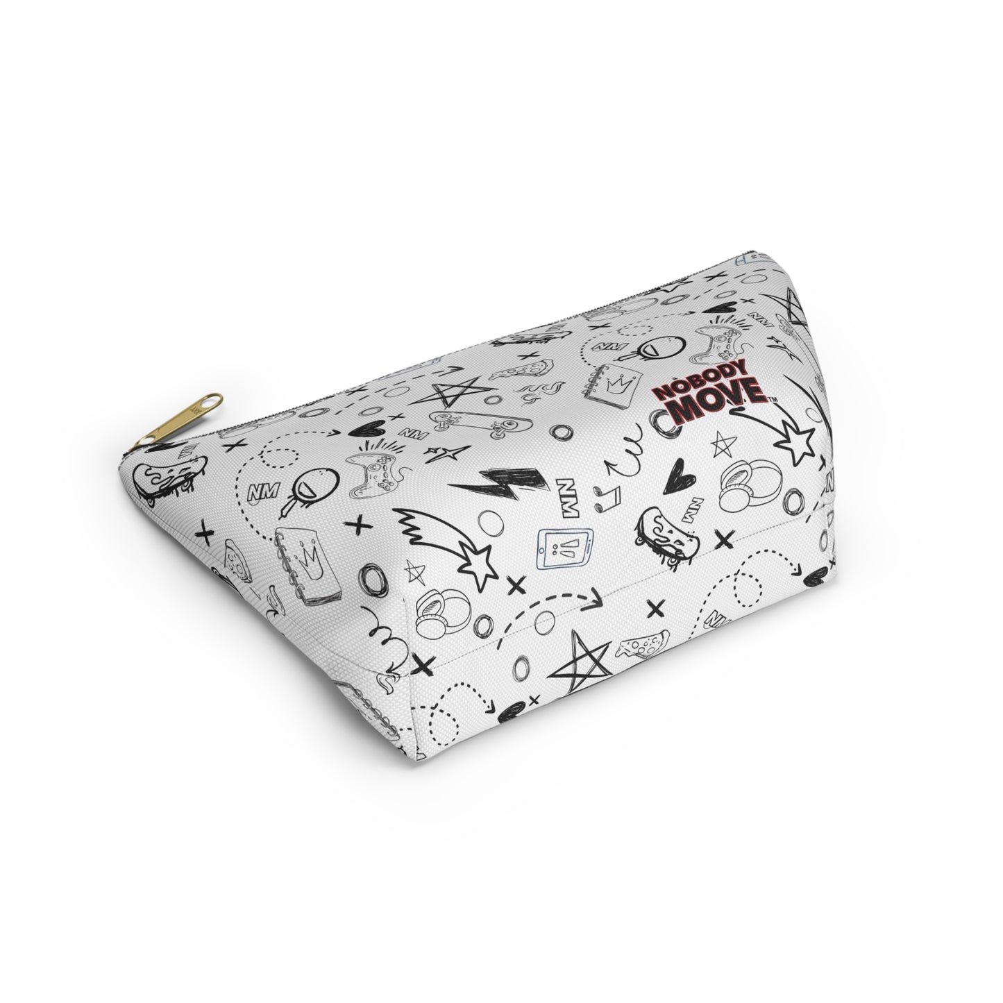 Nobody Move Elle Jae's Corner Pencil Pouch White