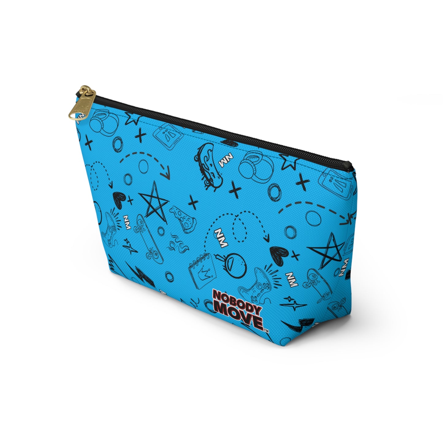 Nobody Move Elle Jae's Corner Pencil Pouch Blue