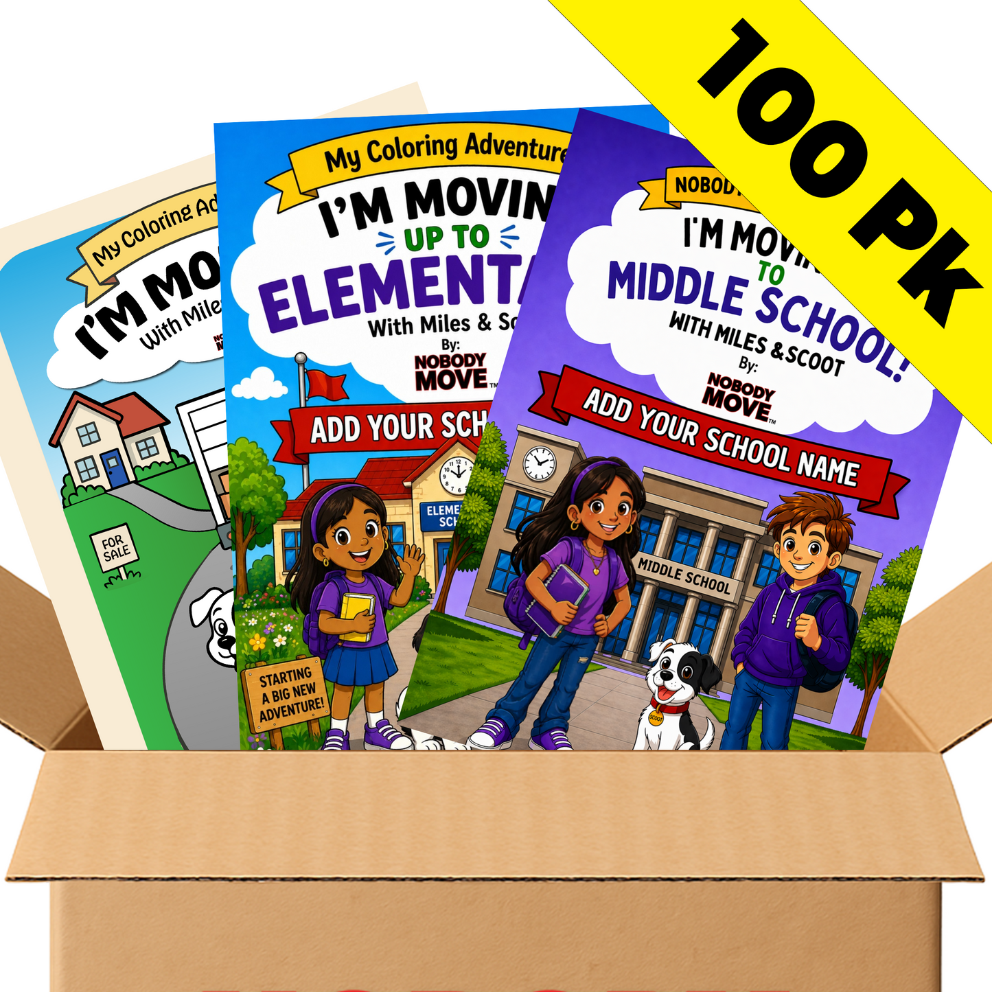 The Nobody Move Standard™  School Transition Kit (100 Pack)