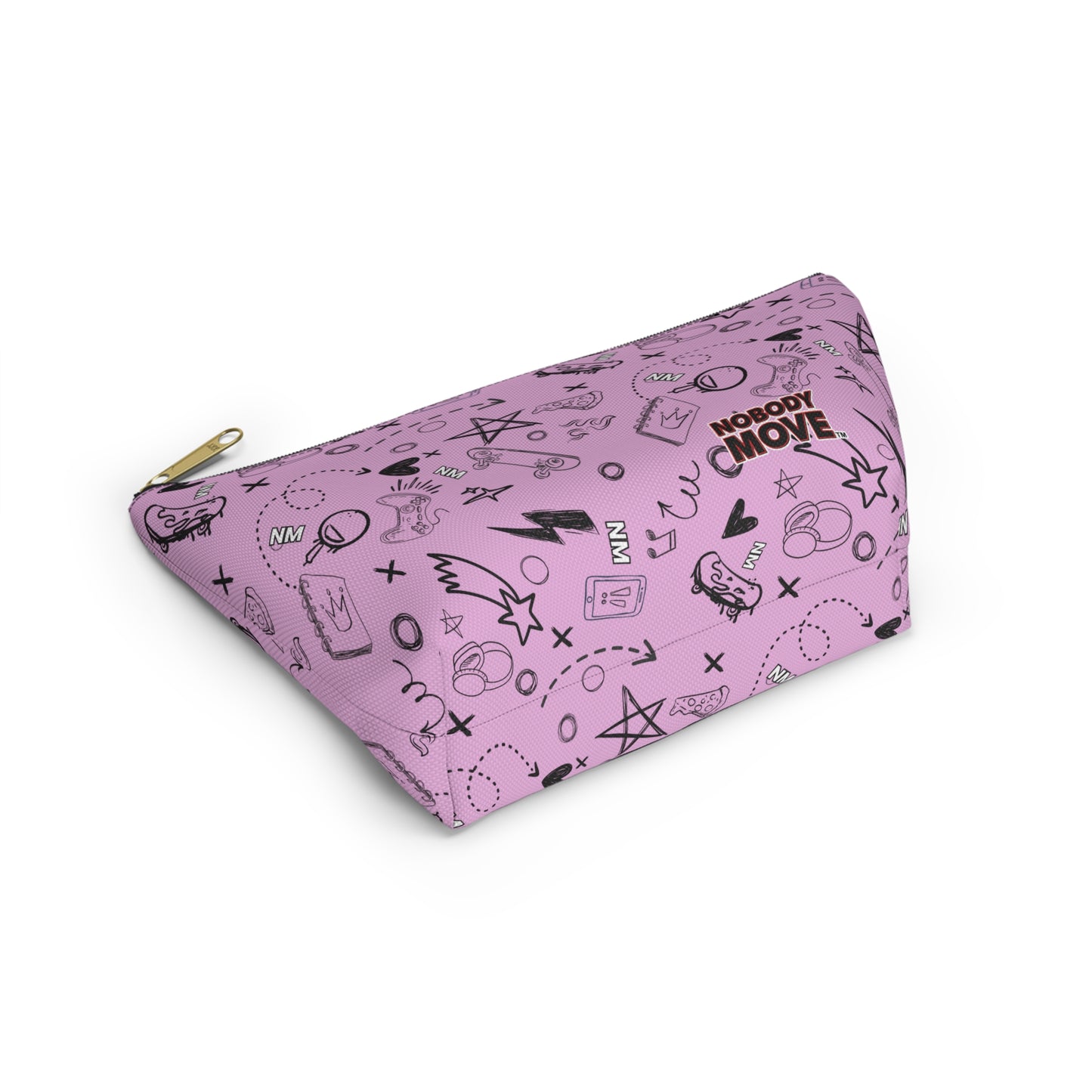 Nobody Move Elle Jae's Corner Pencil Pouch Pink