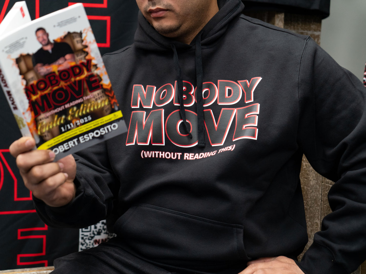 Nobody Move Hoodie – Cozy Unisex Hoodie | Official Nobody Move Merch