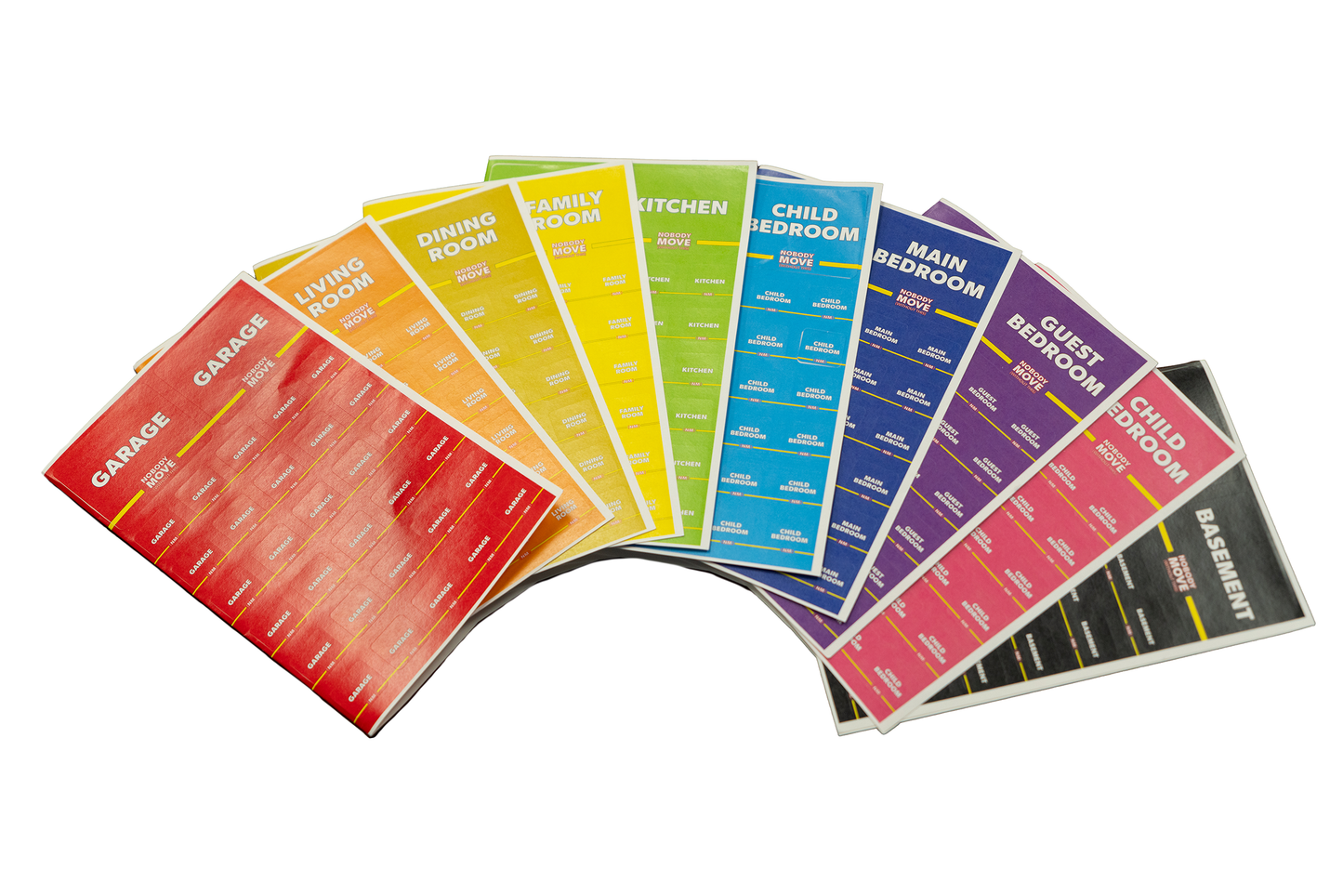 Stick & Sort Labels to make the move easier
