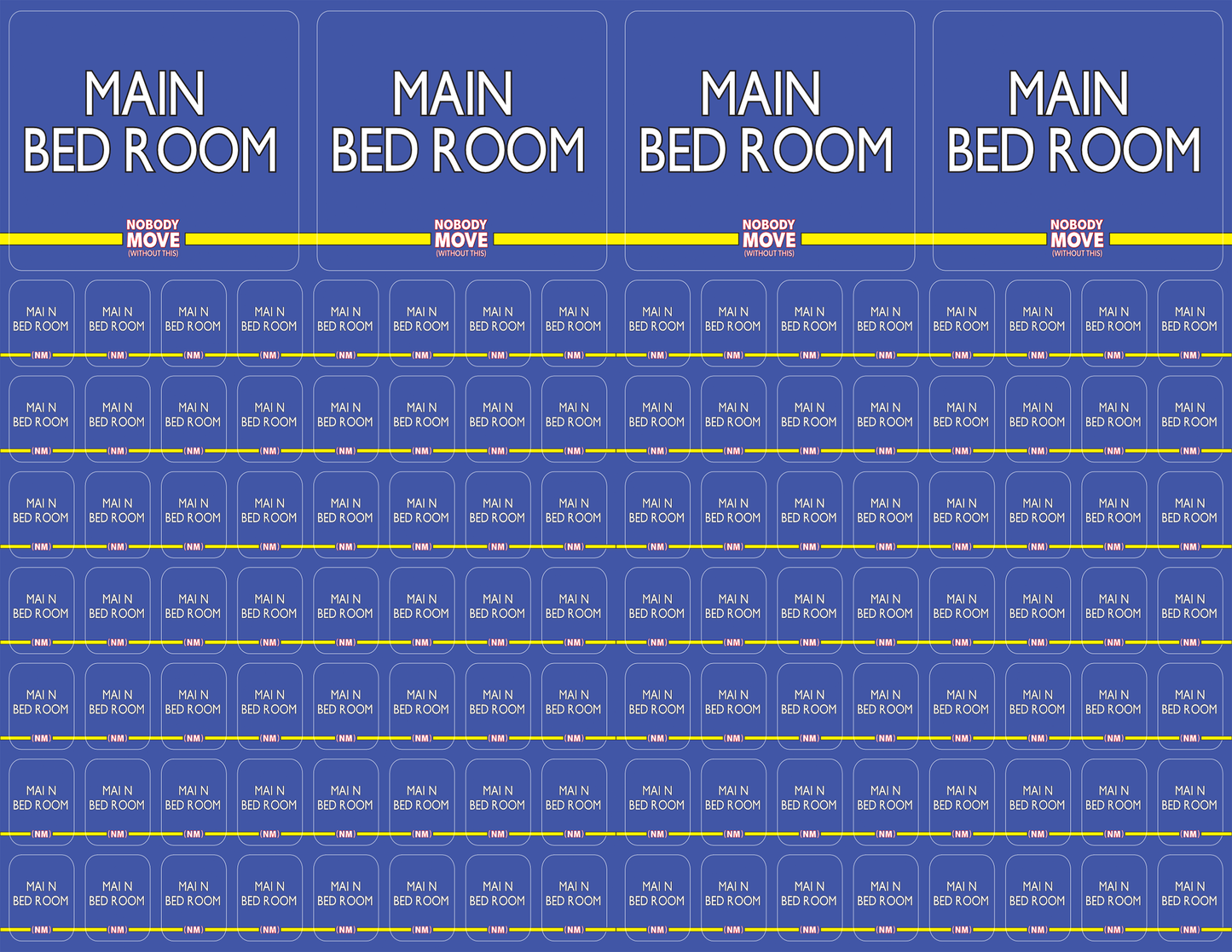 Stick & Sort Labels to make the move easier