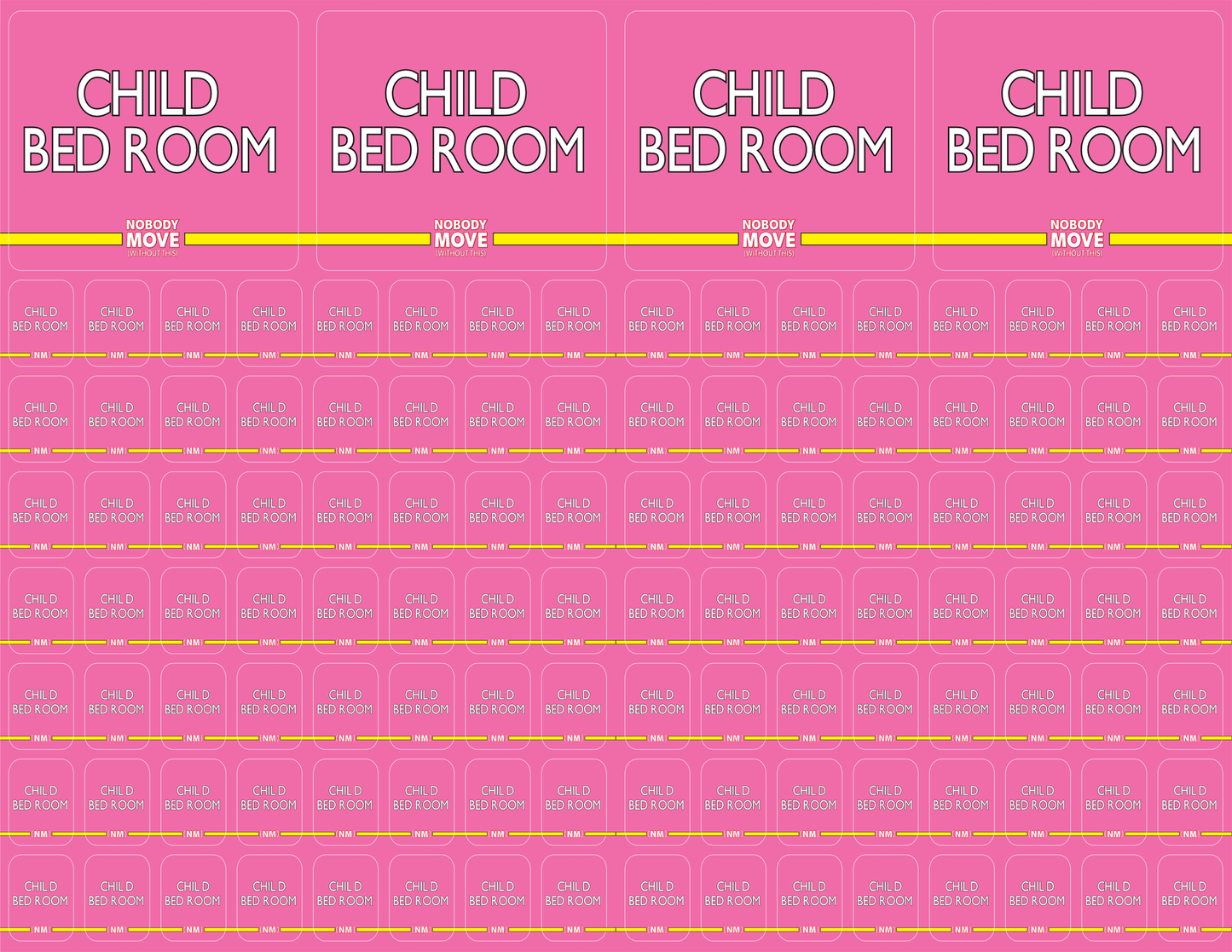 Stick & Sort Labels to make the move easier