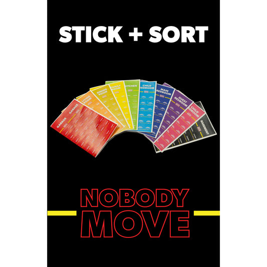 Stick & Sort Labels to make the move easier