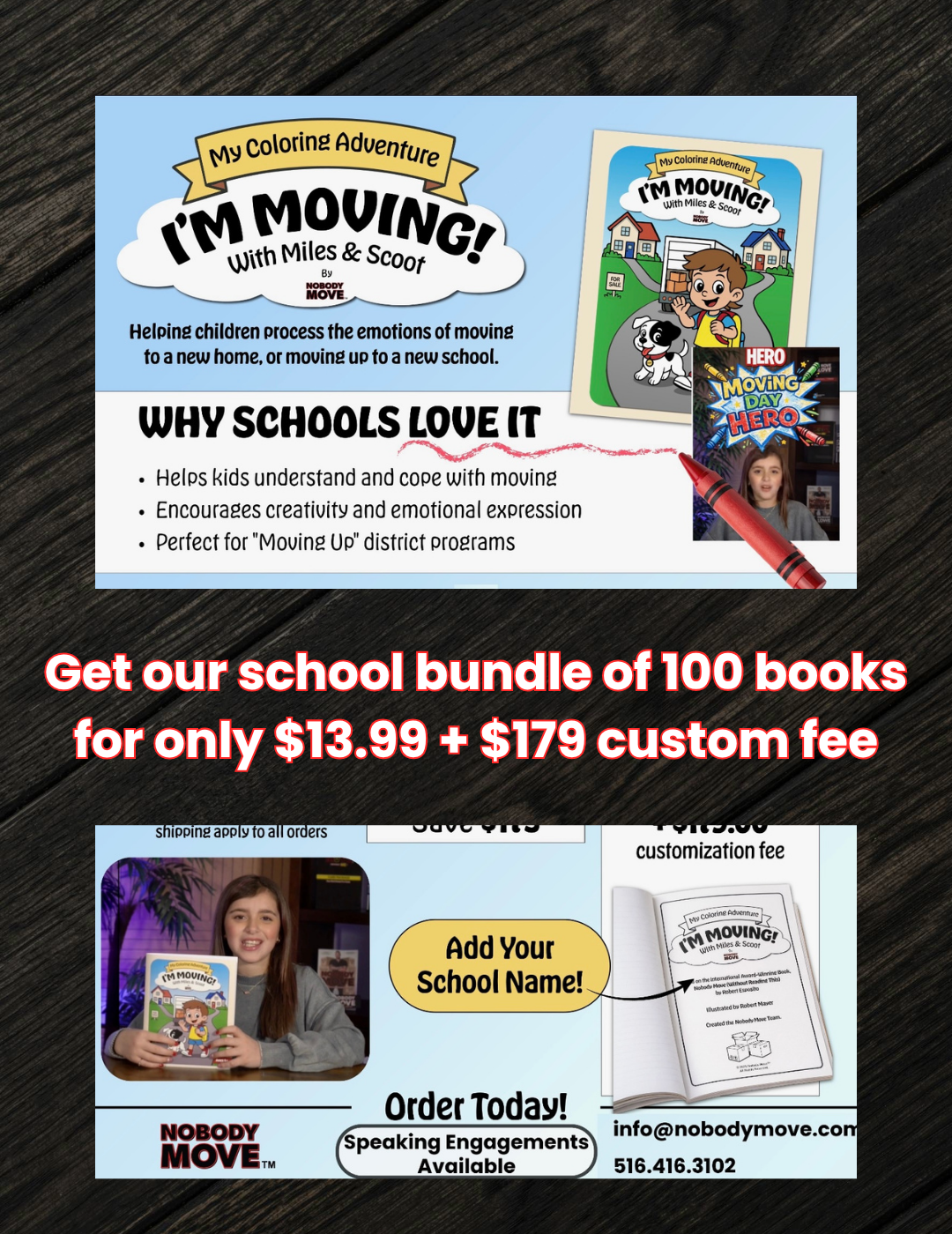The Nobody Move Standard™  School Transition Kit (100 Pack)