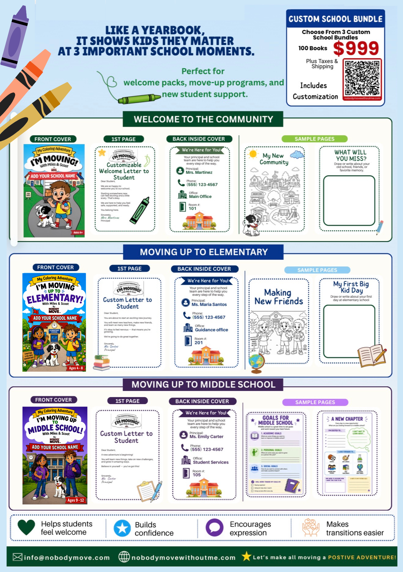 The Nobody Move Standard™  School Transition Kit (100 Pack)