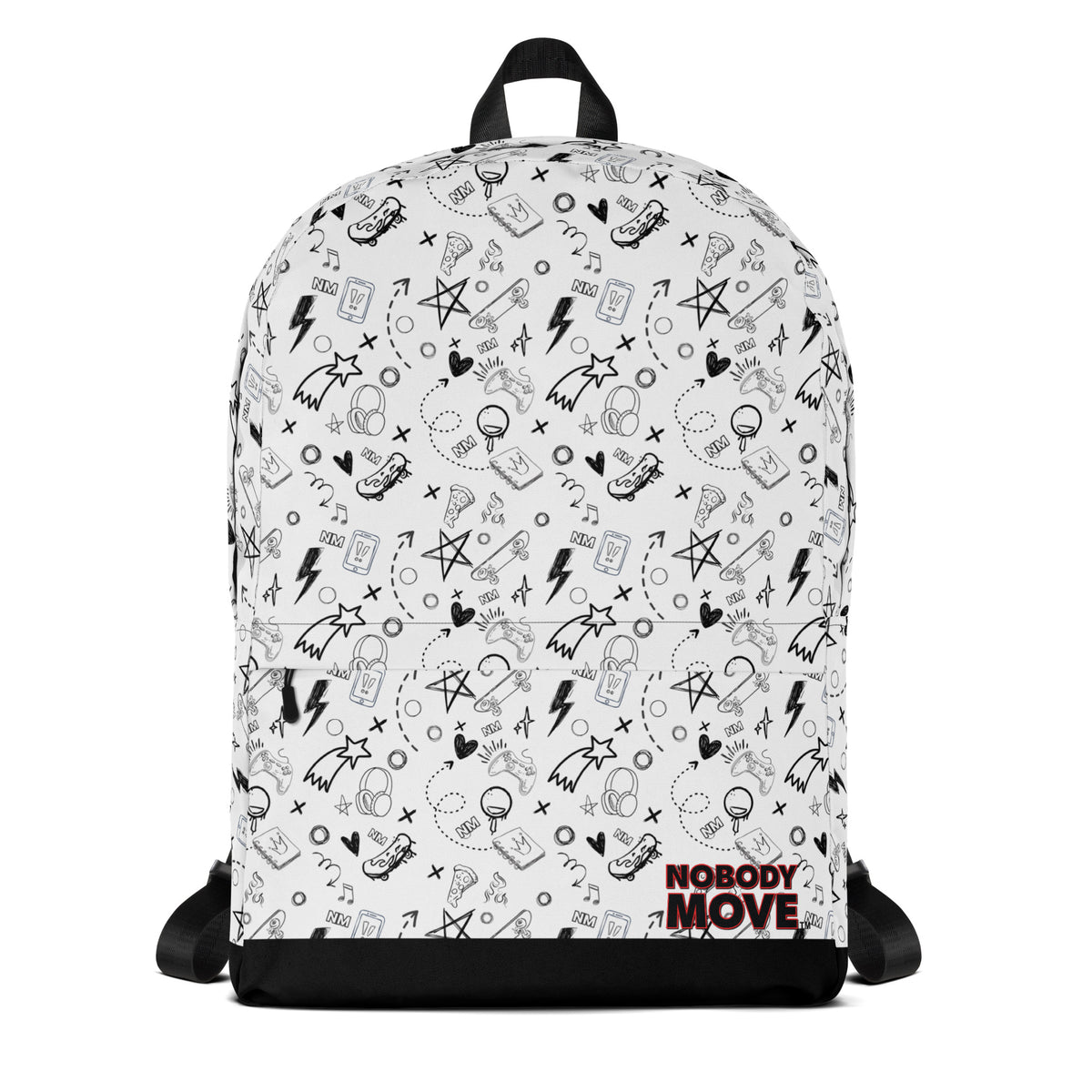 Nobody Move Elle Jae's Corner Backpack White
