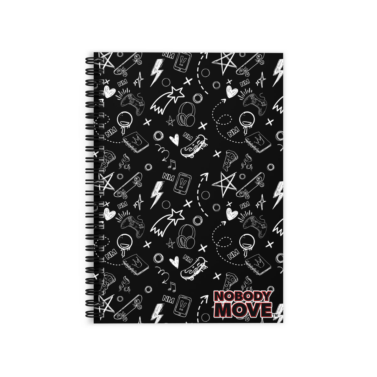 Nobody Move Elle Jae's Corner Notebook Black
