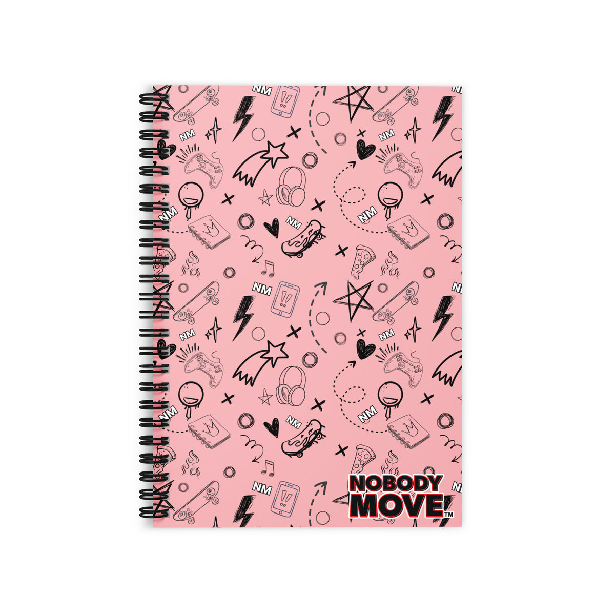 Nobody Move Elle Jae's Corner Notebook Pink