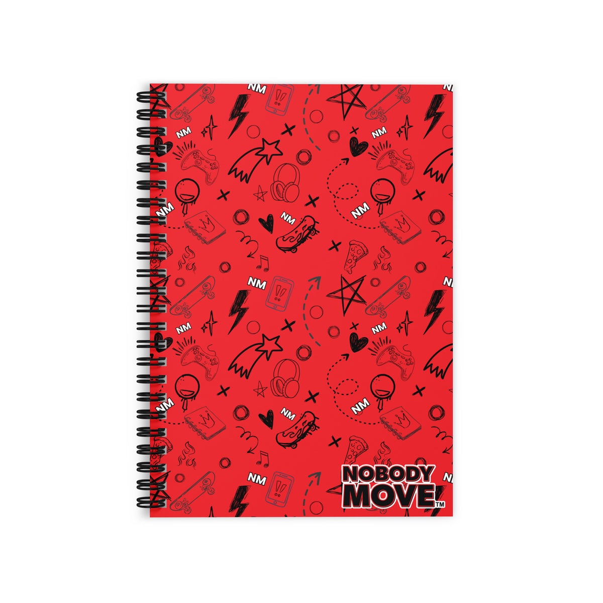 Nobody Move Elle Jae's Corner Notebook Red